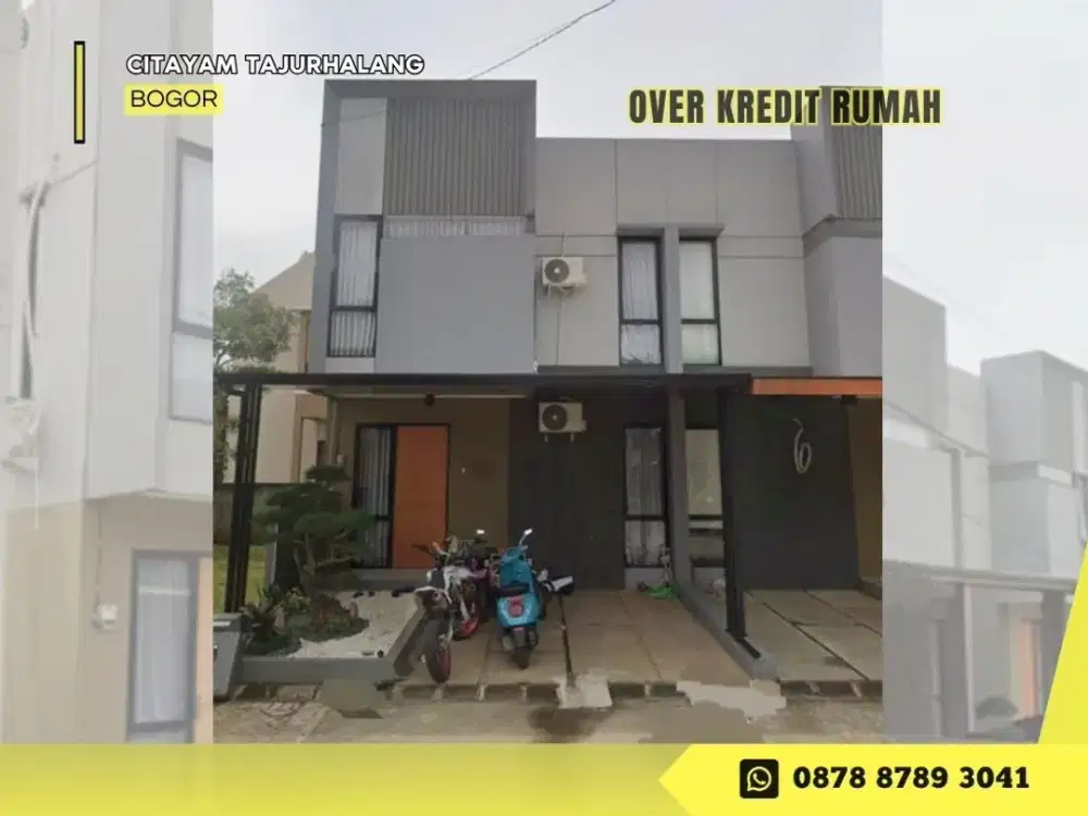 Jual Take Over 128JT 2LT Free Kitchen Set di Jl Raya Arco Tajurhalang Bogor