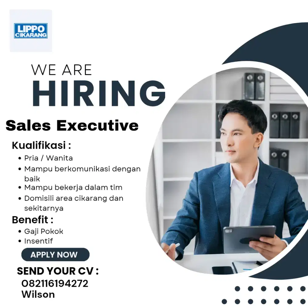 Dibutuhkan sales marketing perumahan untuk daerah cikarang selatan