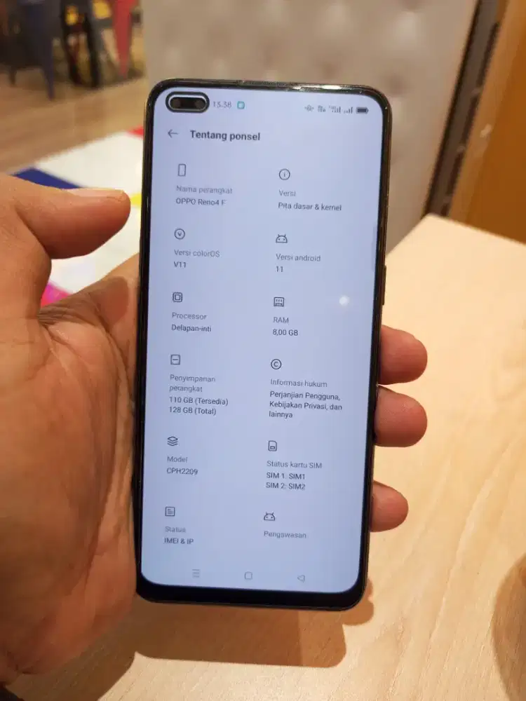 Oppo Reno4 F 8/128 Mulus No Minus