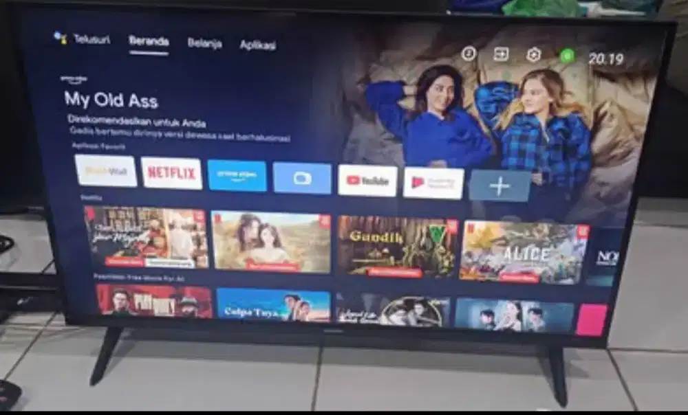 Led android smart tv xiaomi 43inchi mulus normal