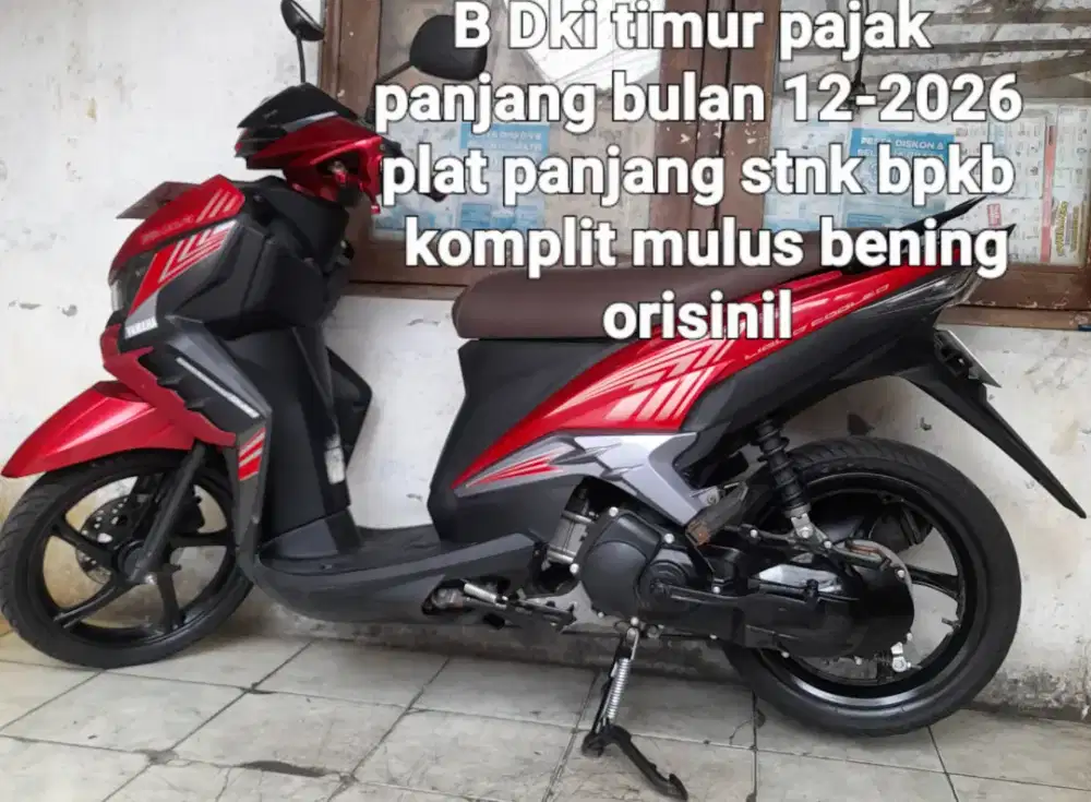Yamaha Xeon GT 2015 cw asli merah B dki timur pajak panjang 13 bulan