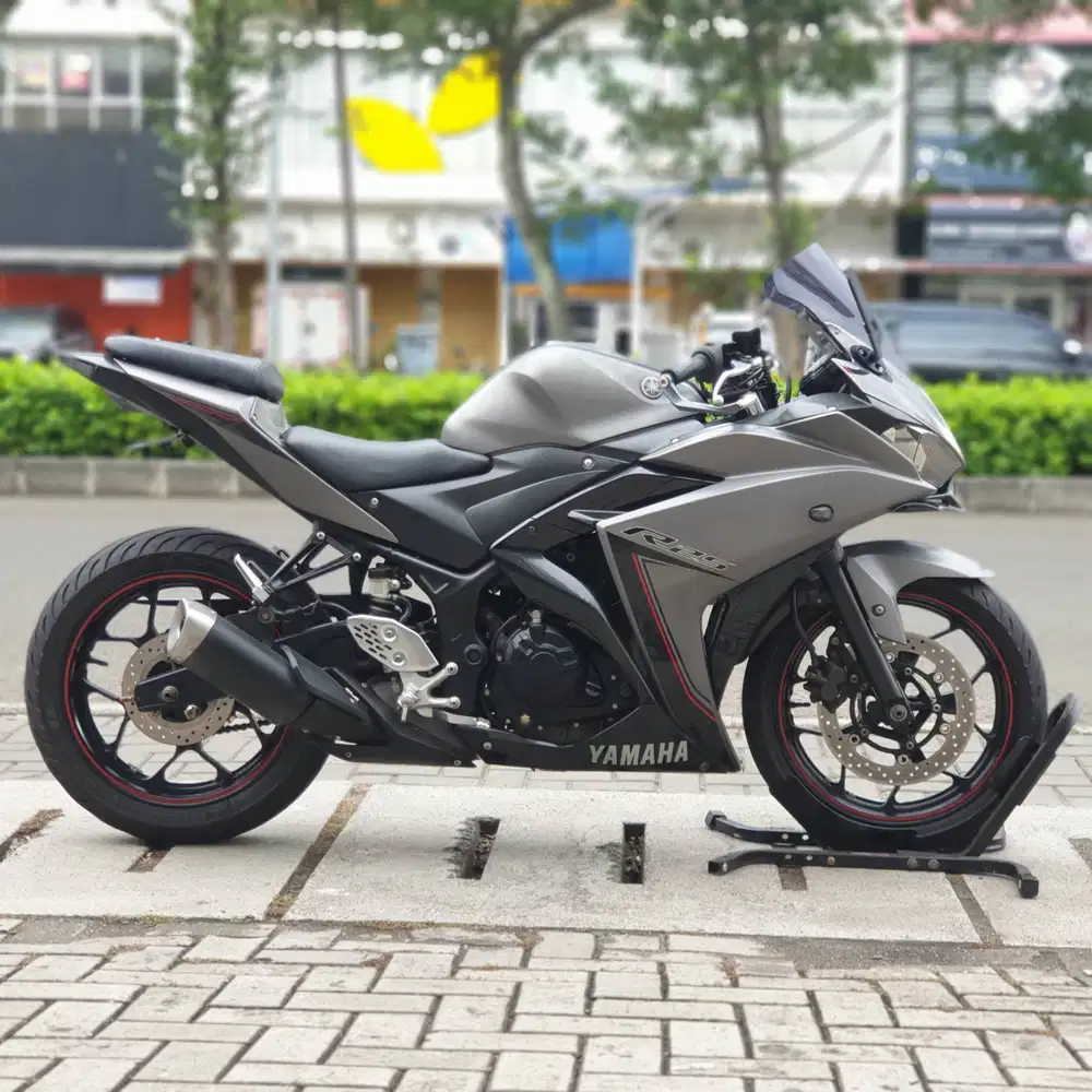 YAMAHA R25 V1 GREY 2016 PAJAK PANJANG SIAP GASPOL