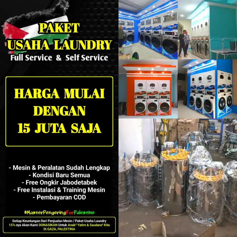 PAKET USAHA LAUNDRY MURAH