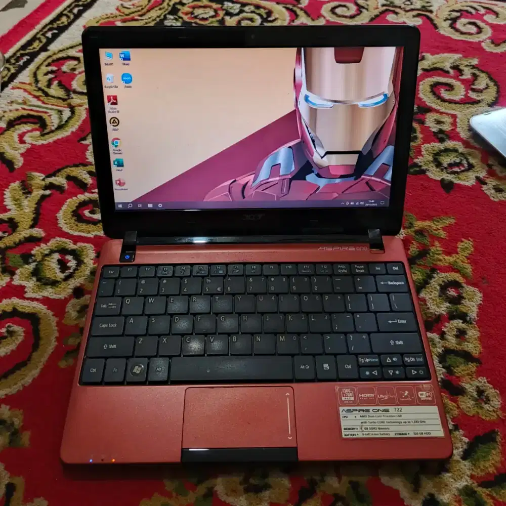Acer Aspire one 722 12inch Ram4GB/ssd128GB bogor