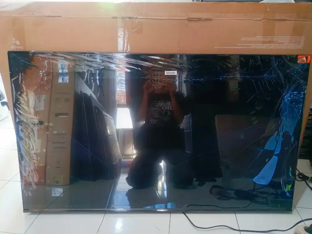 GOOGLE TV TCL 55inc (layar pecah)