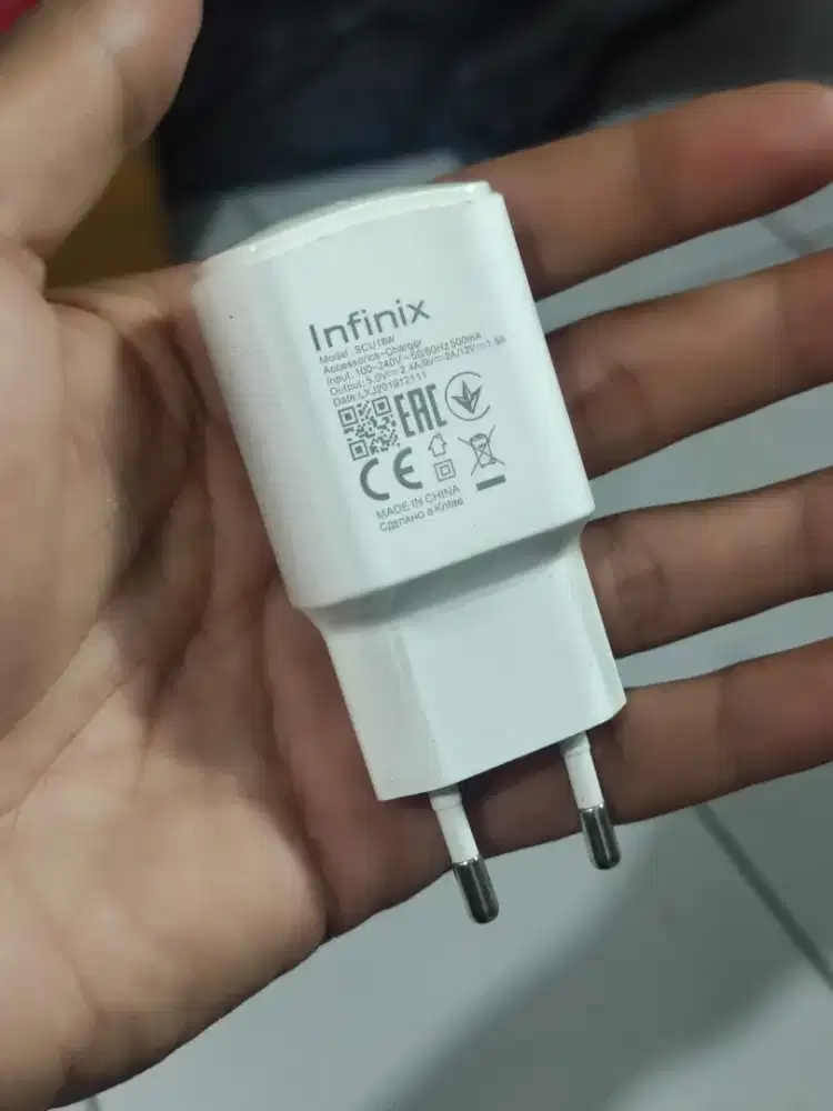 Batok Charger Infinix 18Watt OEM Asli Fast Charging