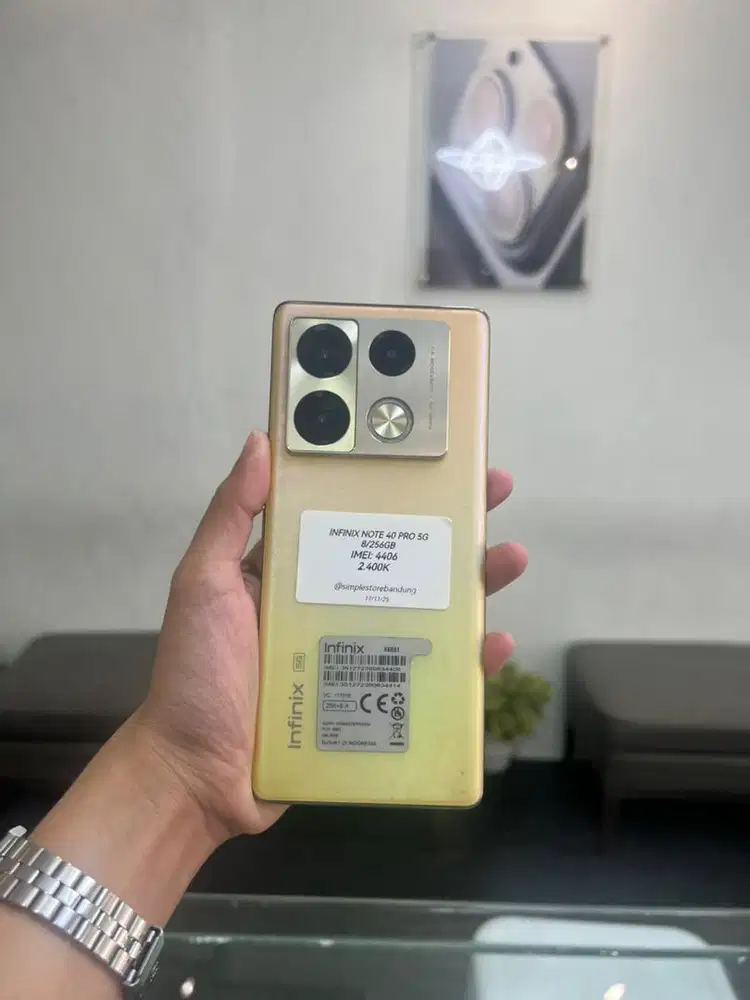 infinix note 40 pro 5G ram 8/256Gb fullset