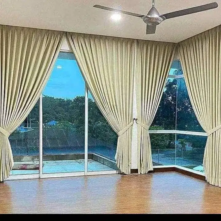 Pusat Tirai Gorden Jendela Gordyn Mewah Hordeng Model Terbaru Murah
