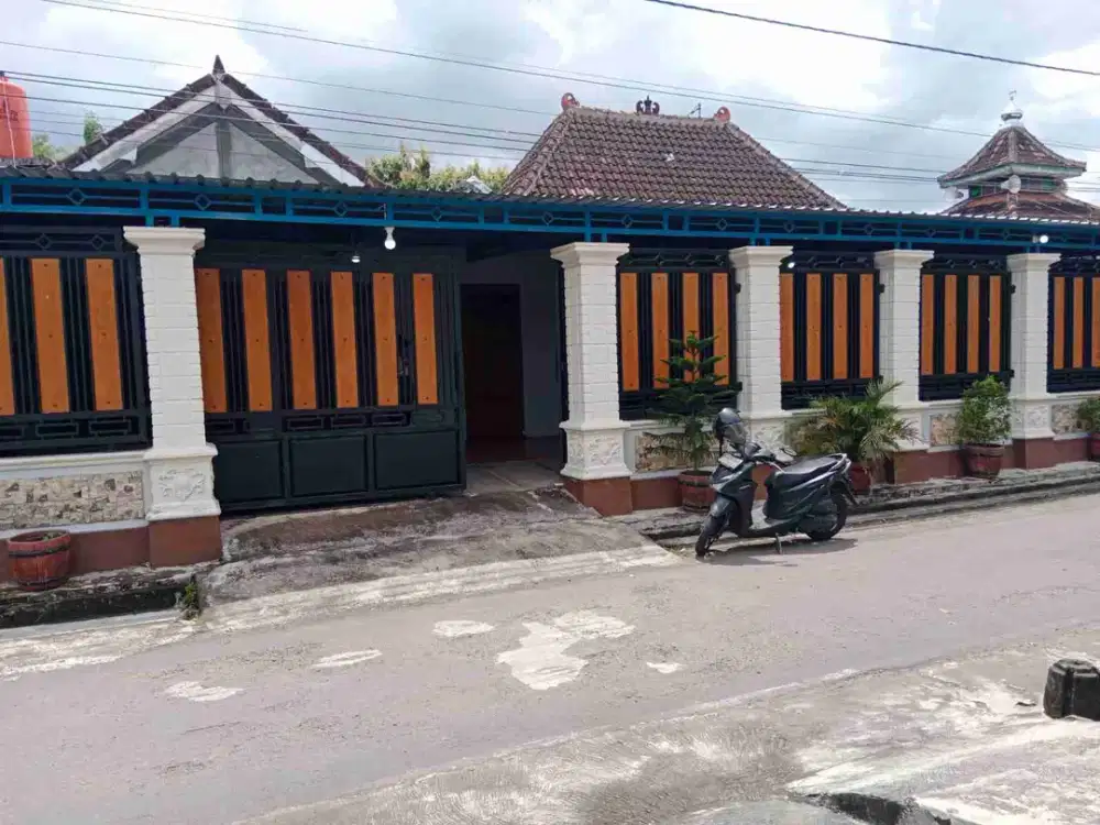 Rumah jowo Tipe 230/270 jln 5m , muka 20m 400m dari jalan raya, gentan Bendosari :