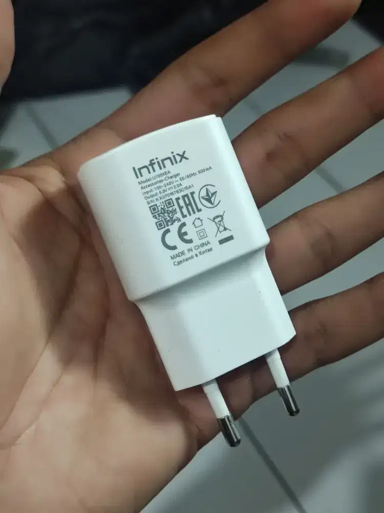 Batok Charger Infinix Copotan asli daya 10Watt