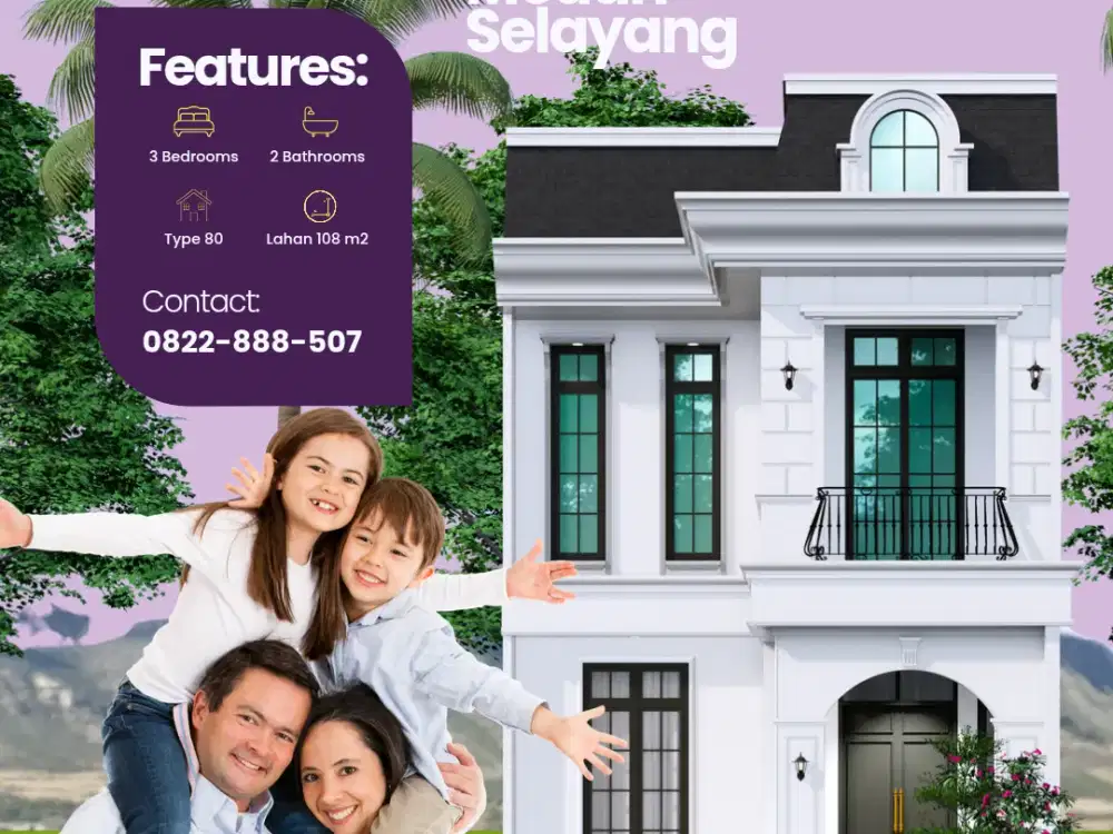 Pilihan Tepat untuk Keluarga: Rumah Dekat Sekolah, Kampus, dan Pusat Bisnis Medan