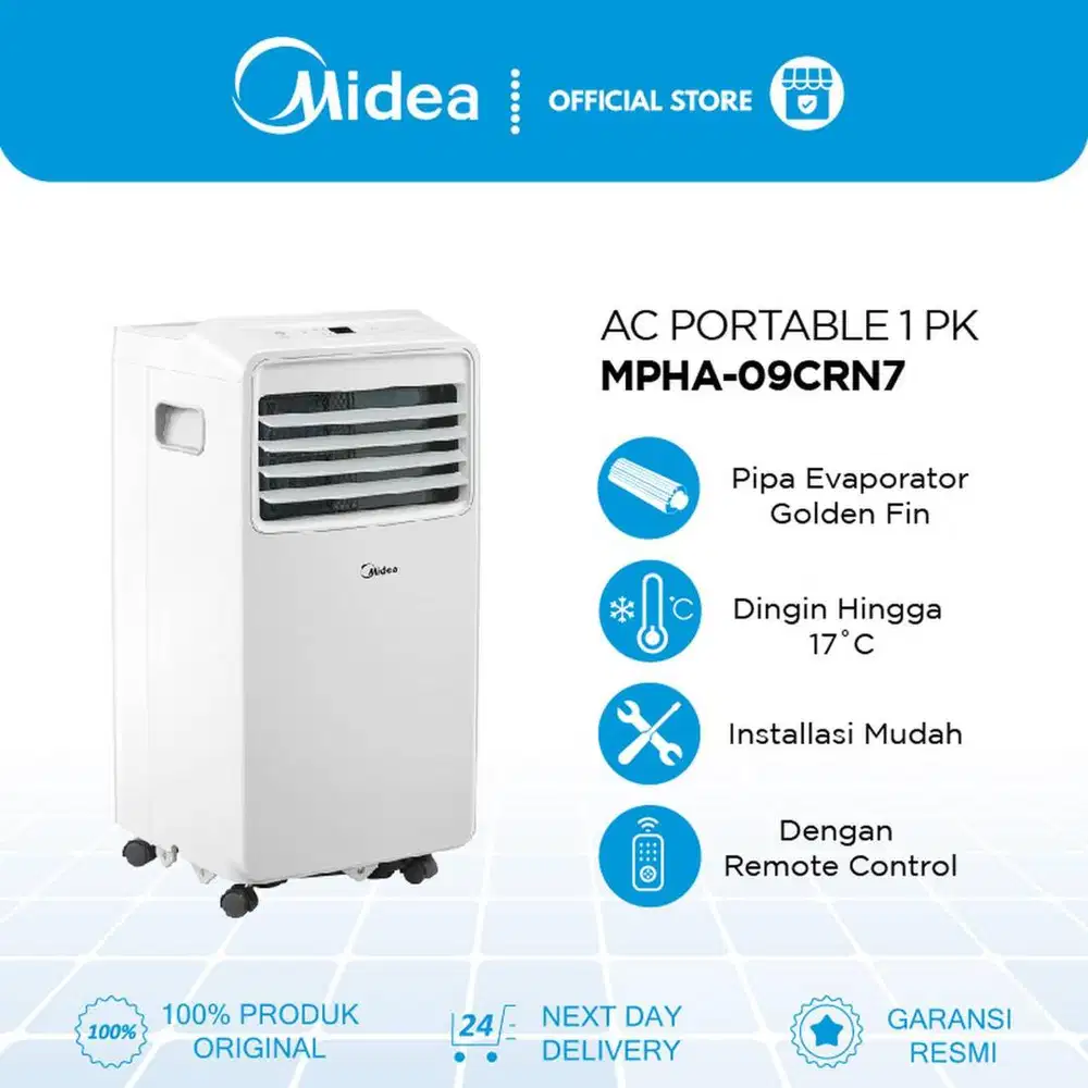 AC PORTABLE MIDEA 1 PK 1000 WATT - MPHA 09 CRN7