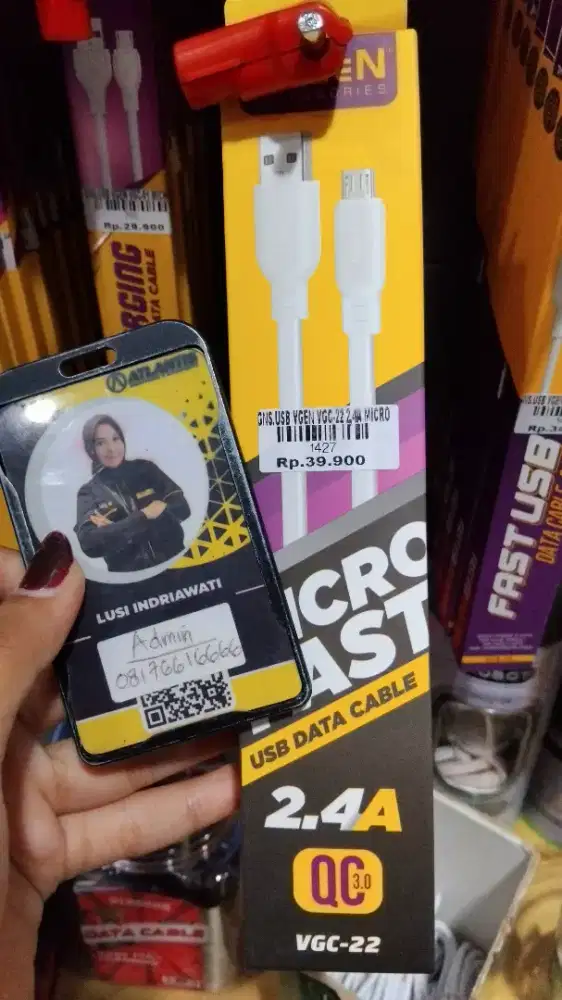 USB VGEN VGC-22 2.4A MICRO | ATLANTIS DAHSYAT