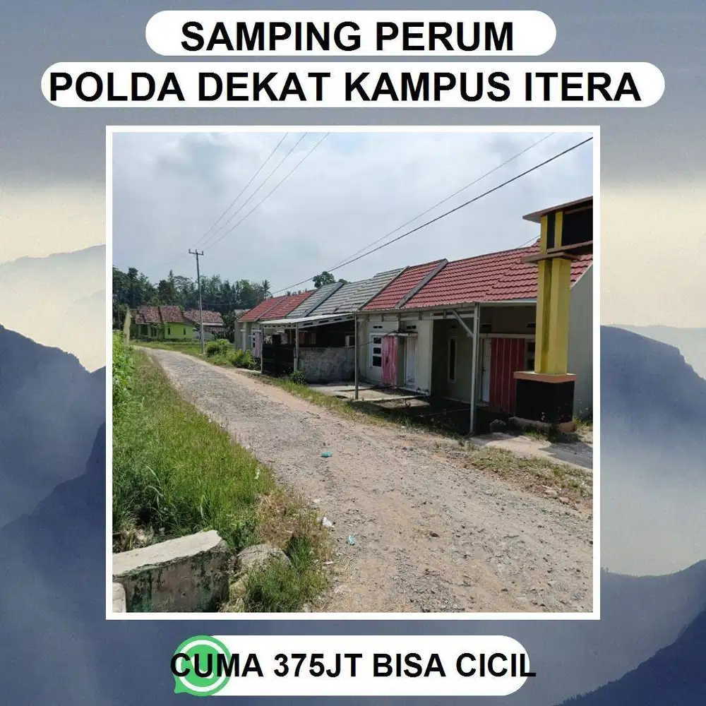 KAVLING ISTIMEWA DI JALAN UTAMA DESA BANJAR AGUNG NEMPEL PERUM POLDA