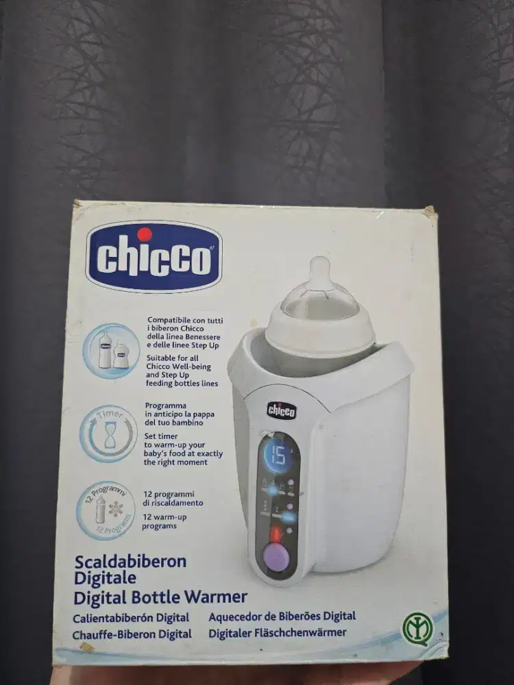 CHICCO Digital Bottle Warmer penghangat ASI digital dengan timer