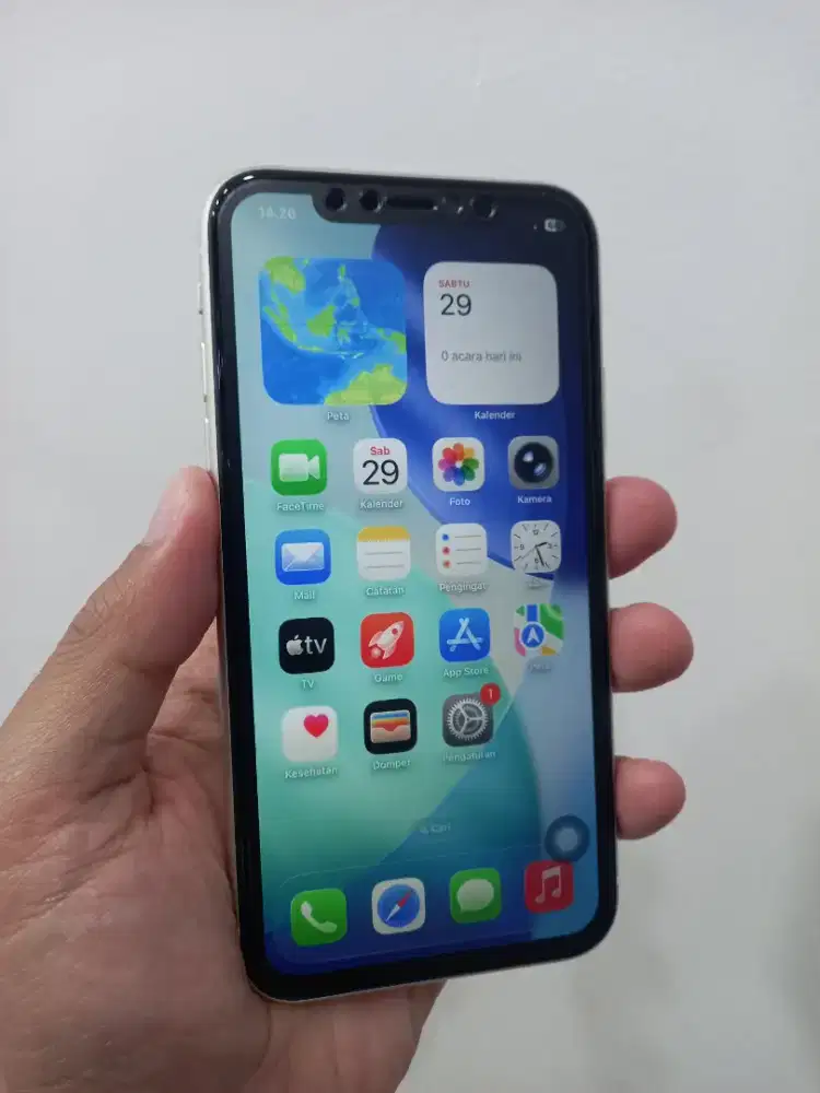 IPhone 11 White 128Gb Lte Fullset ex inter normal mulus