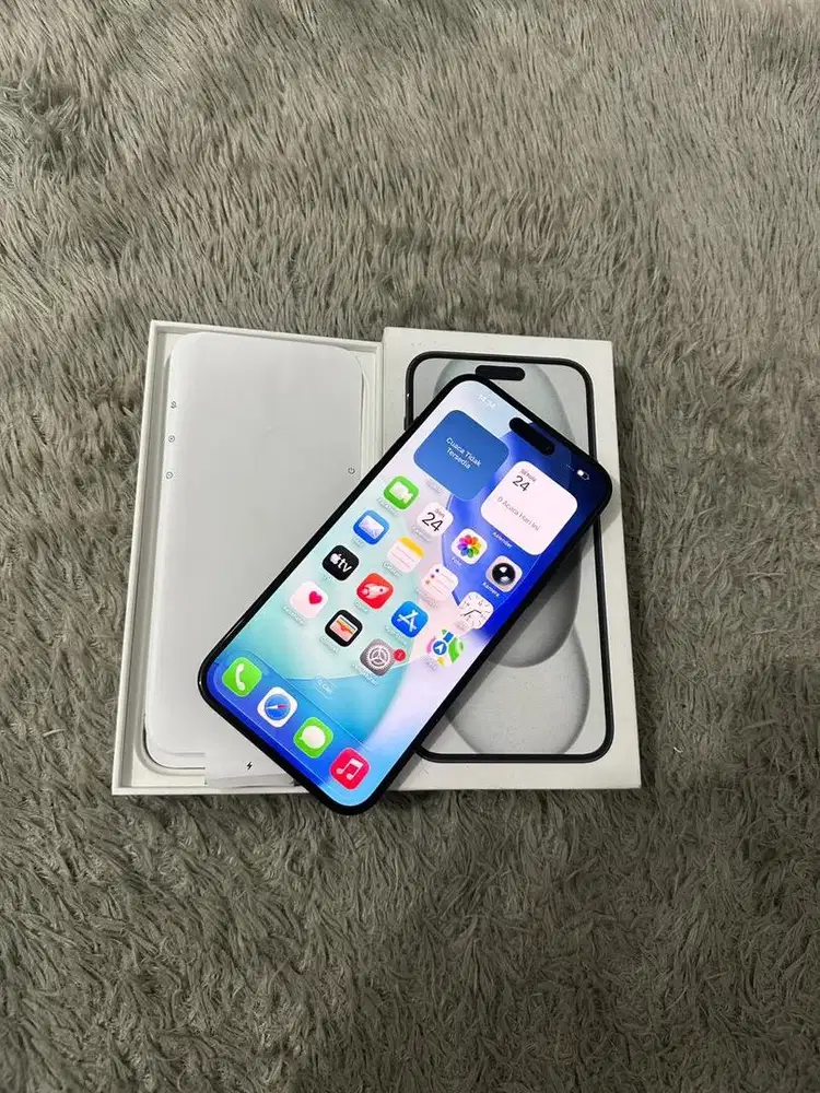 Iphone 15 Plus 128gb Black IBOX Garansi On Oktober 2026