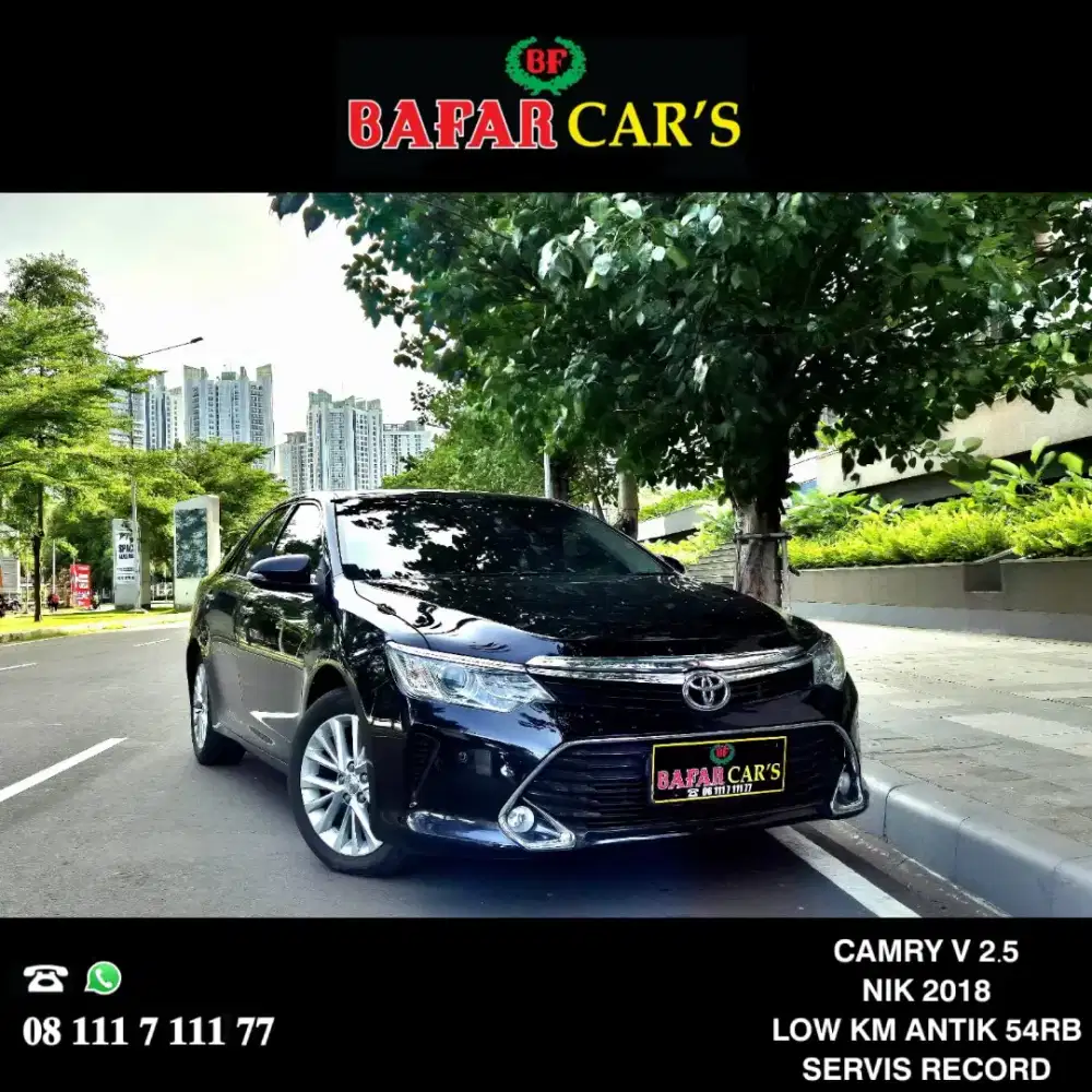 Toyota Camry V 2018 Low Km Rendah Accord Vtil Civic Mazda 6 2018