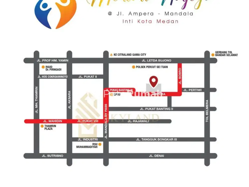 DIJUAL VILLA JALAN AMPERA KOMPLEK MENTARI NAGOYA | DEKAT PUKAT BANTING (PETER)