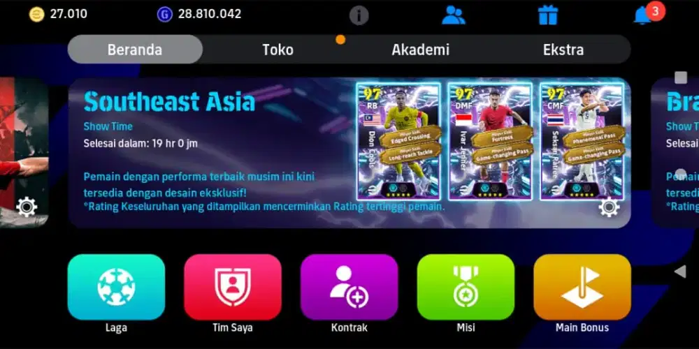 Akun Efootball mobile