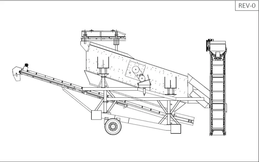 Vibrating Screen Lengkap Conveyor (Kapasitas bisa request) MURAH