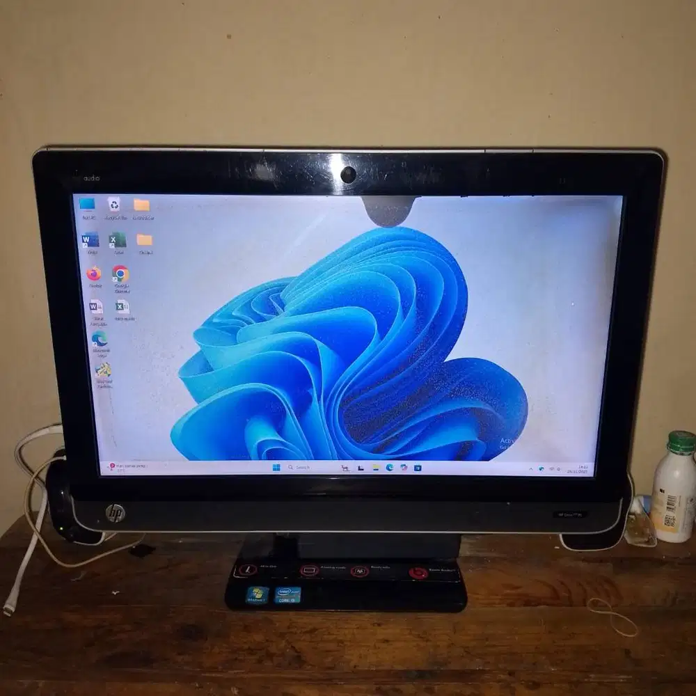 PC All In One HP core i5 Ram 8 GB HDD 1 TB SSD 128 GB FHD