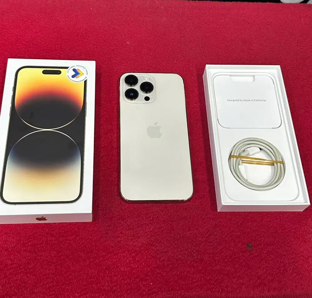 Second iPhone 14 Pro Max 1TB Resmi Fullset Mulus Lengkap Original