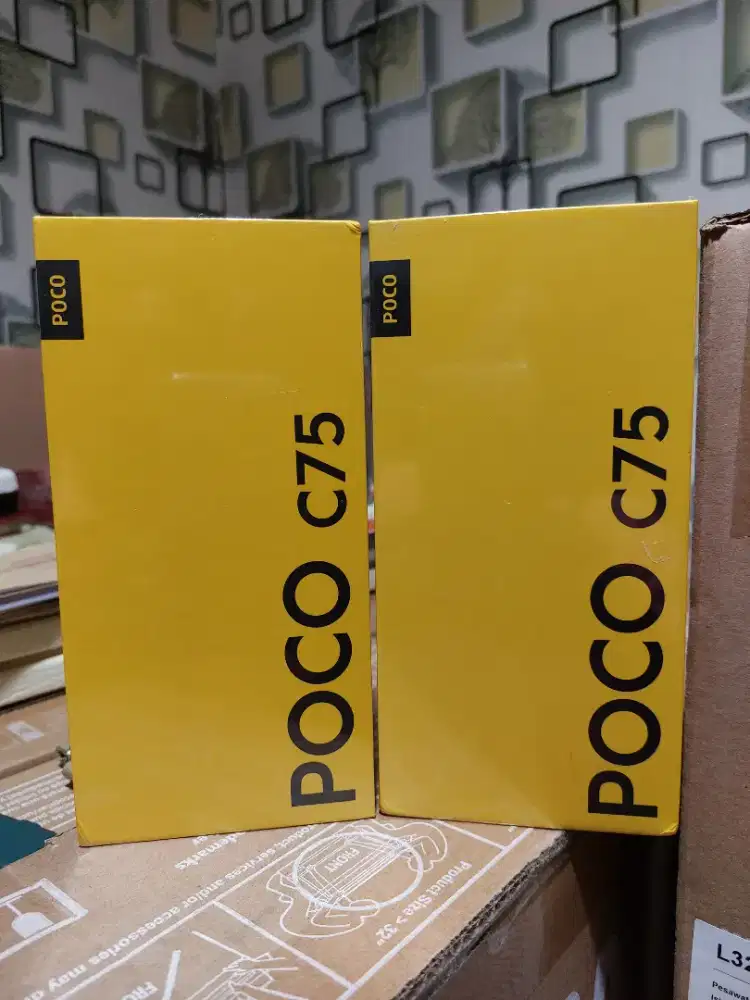 Poco C75 ram 6/128gb new baru segel garansi resmi