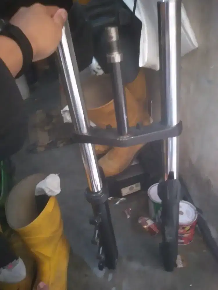 Shock depan mt25 dobel cakram