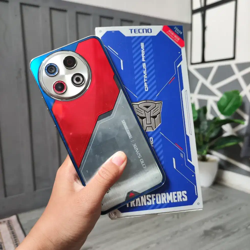 Tecno spark 30 transformers 8/256gb siap pakai