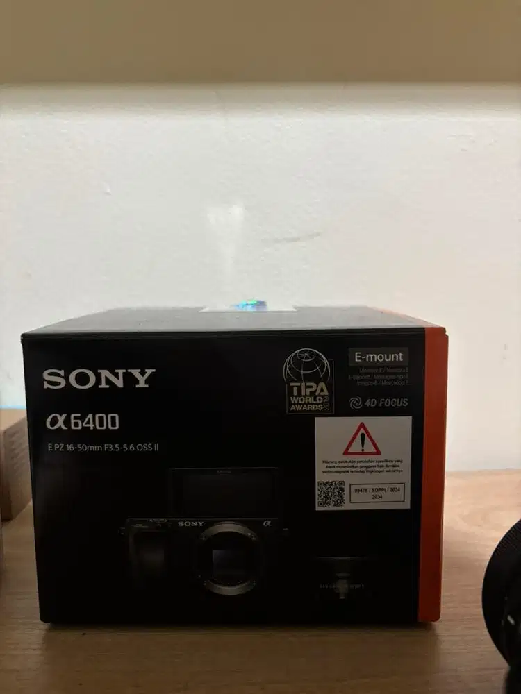 Mirrorless Camera Sony A6400 Kit 16-50mm Mark II(2) garansi