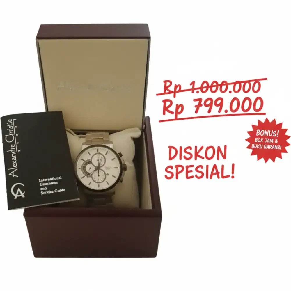 ‼️DIJUAL CEPAT DAN TERBATAS‼️Jam Tangan Alexandre Christie AC6350