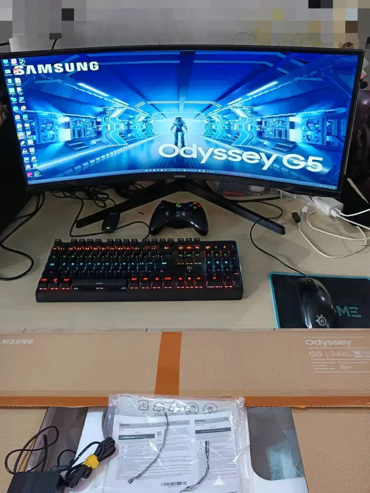 MONITOR GAMING SAMSUNG ODYSSEY G5 C34G55 34inch UWQHD 165Hz CURVE