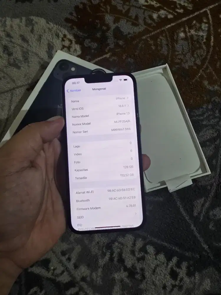 iPhone 13 128 Midnight 
BH 100%