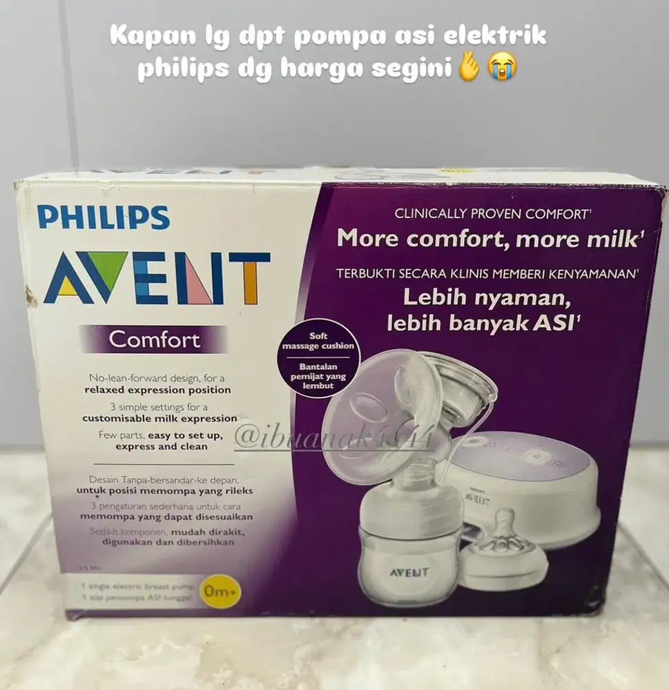 Pompa Asi elektrik Avent