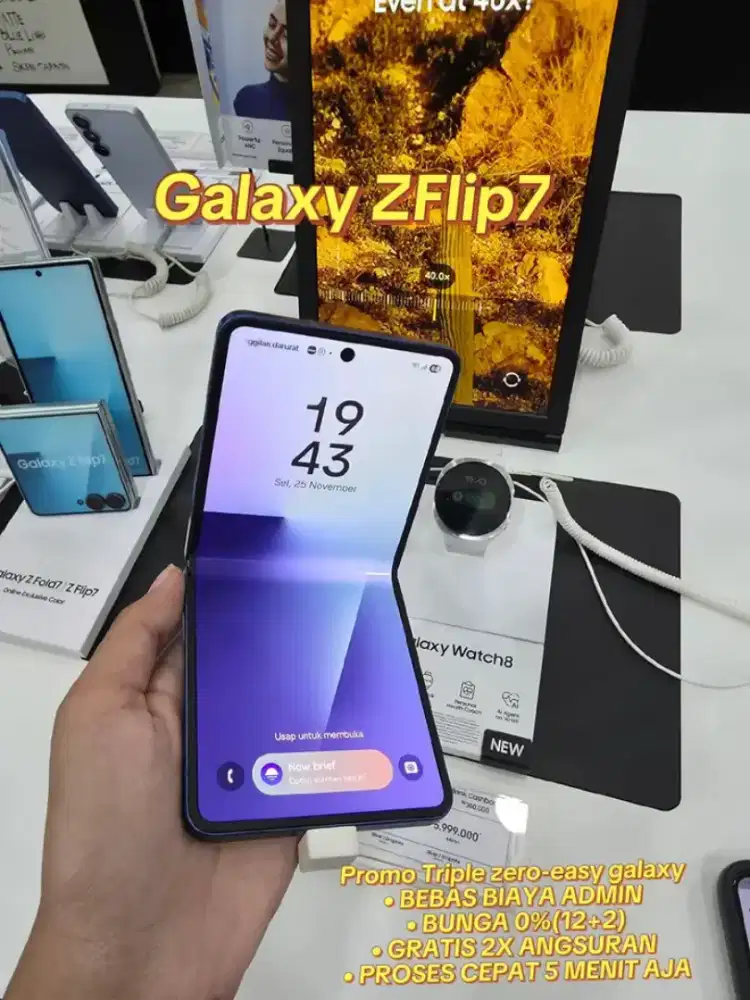 Promo kredit Galaxy Zflip 7 Bunga 0%Gratis 2x Angsuran
