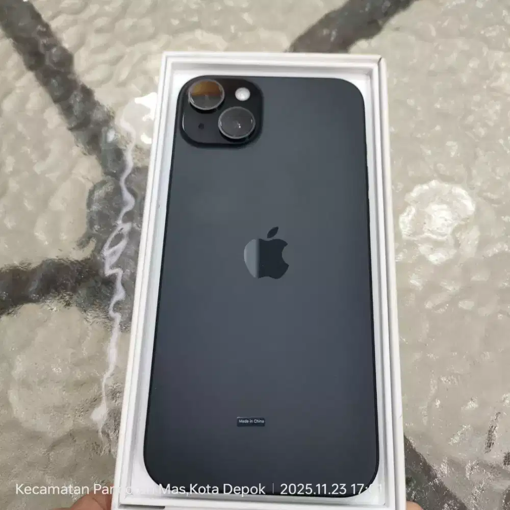 Iphone 15 plus ibox 128gb likenew grnsi smp agustus 2026