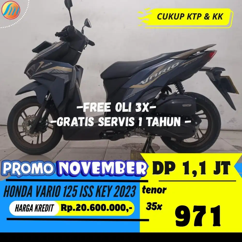 KREDIT MURAH HONDA VARIO 125 ISS KEYLESS 2023 ANGSURAN SANGAT RINGAN