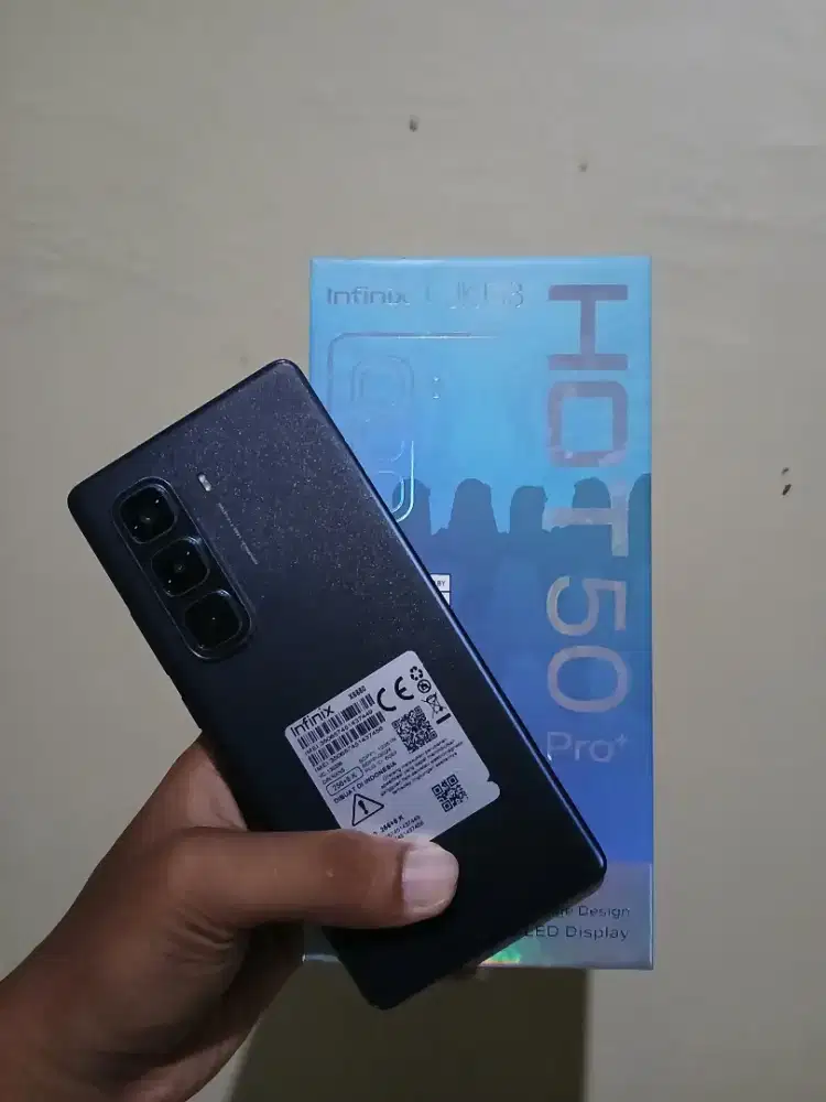 Unit + box Infinix Hot 50 pro plus black 8/256