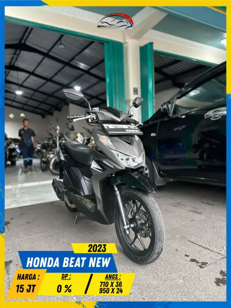 HONDA BEAT NEW 2023 PLAT W MURAH BOSSKU HIKMAH MOTOR KEPUH MALANG