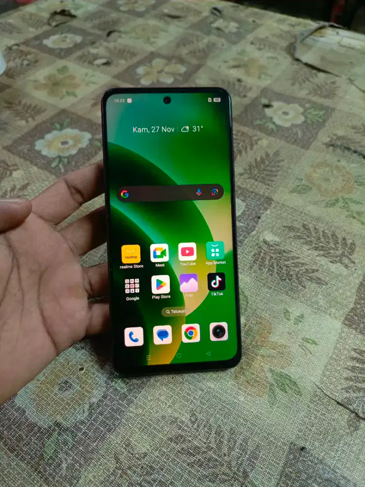 Realme c75 (8/256) hp only minus g bs k play store lupa akun google