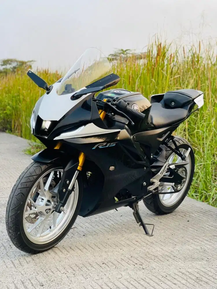 Yamaha r15 v4 connected 2022 hitam plat AG r15v4 r-15 v4 hitam