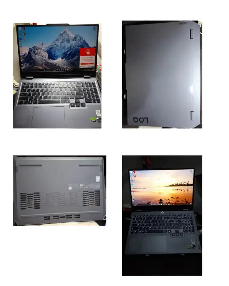Laptop Gaming Lenovo LOQ 15ARP9 RTX 4060 RAM UP20GB