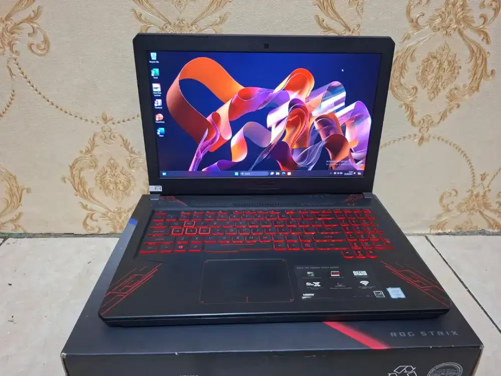 LAPTOP ASUSTUF GAMING FX504 SERIES INTEL CORE I7 GEN-8 RAM 8GB HDD 1TB