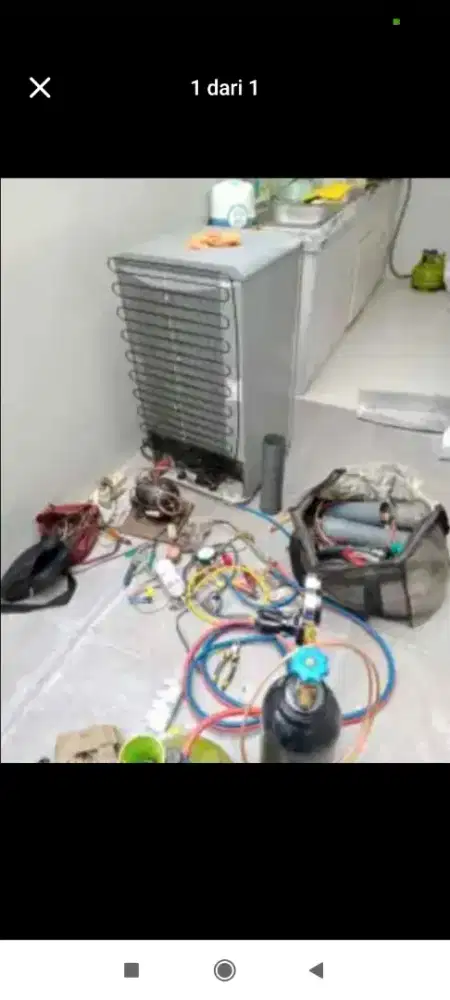 Perbaiki kulkas,showcase,frezer,m.cuci dan ac