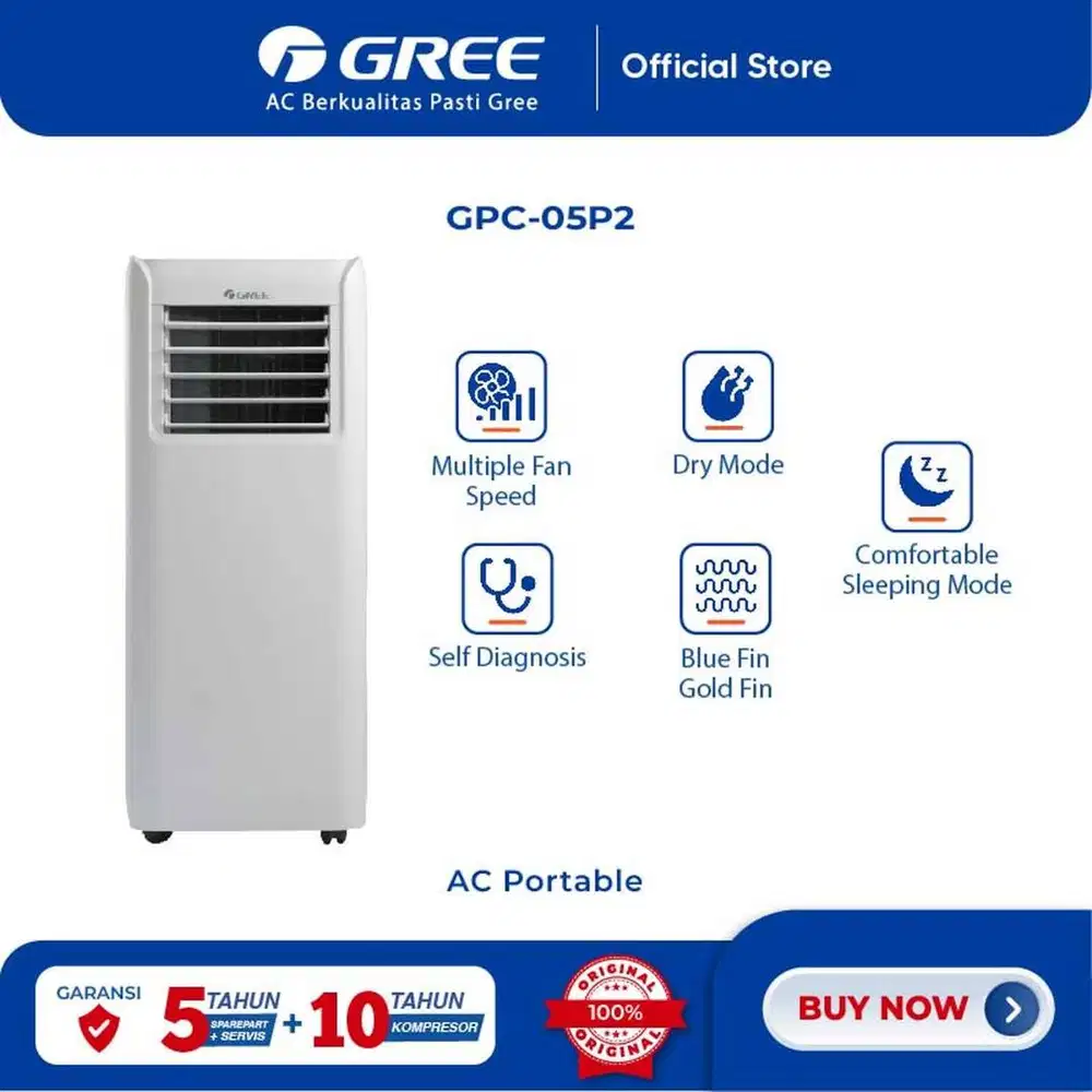 AC PORTABLE GREE 1/2 PK 535 WATT - GPC 05 P2
