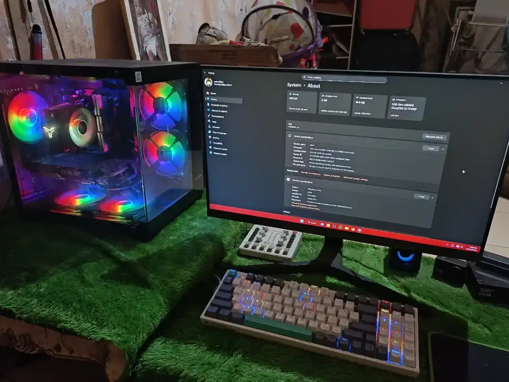 PC Komputer ex gaming i3 12100f