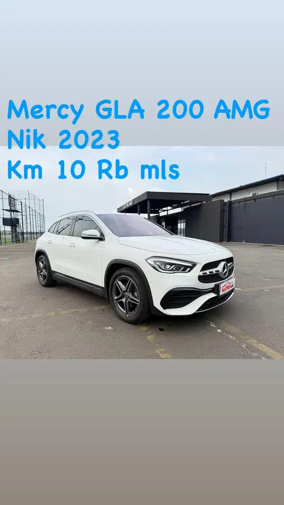 Mercy GLA 200 Amg Nik 2023 white on black Siap pakai