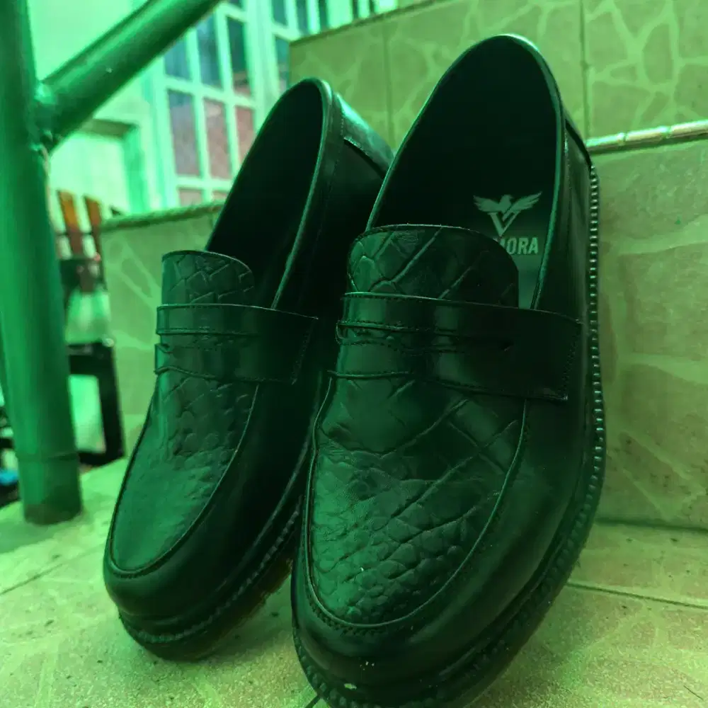 Sepatu pantofel loafers pria mulus