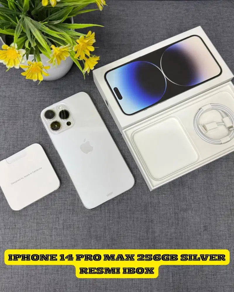Iphone 14 pro max 256gb silver ibox